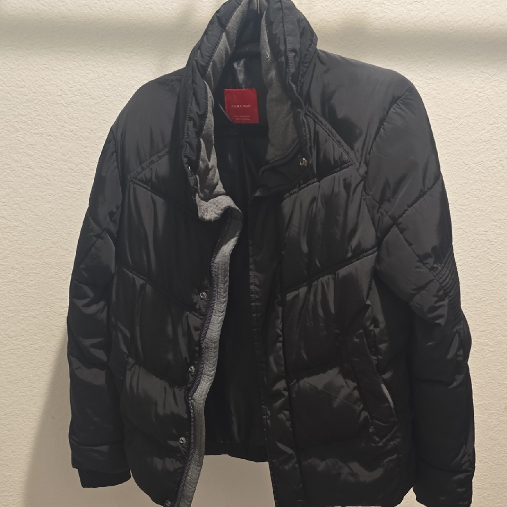 Zara Black Jacket with Red Label